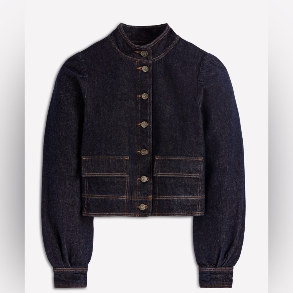 Boden Topstitch Denim Jacket